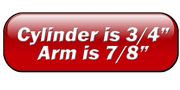 Cylinder and Loader arm pin Size 