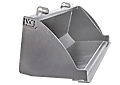 The Westendorf Heavy Duty High Capacity Bucket comes with reinforced steel chain hooks with an easy slip-in design. The chain hooks are welded onto the bucket at the optimum position to prevent the bucket from twisting.